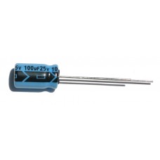 100UF 25V Electrolytic Capacitor(5 Pack)