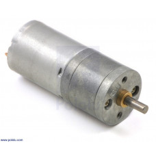 20.4:1 Metal Gearmotor 25Dx50L mm HP 12V