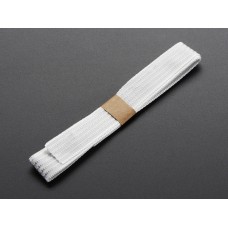 Conductive thread ribbon cable - White - 1 yard