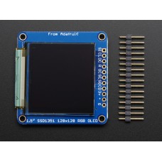 OLED Breakout Board - 16-bit Color 1.5" w/microSD holder