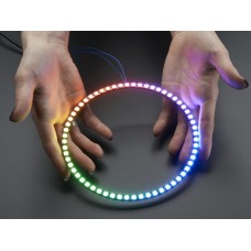 NeoPixel 1/4 60 Ring - WS2812 5050 RGB LED w/ Integrated Drivers