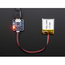 Adafruit Micro Lipo w-MicroUSB Jack - USB LiIon-LiPoly charger - v1