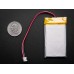 Lithium Ion Polymer Battery - 3.7v 1200mAh