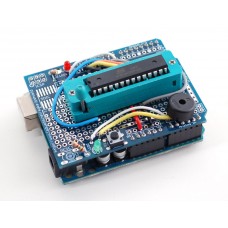 Standalone AVR ISP Programmer Shield Kit - includes blank chip!