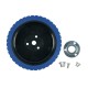 5 Inches Robot Wheel With 15mm Key Hub