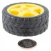 Wheel - 65mm (Rubber Tire, Pair)