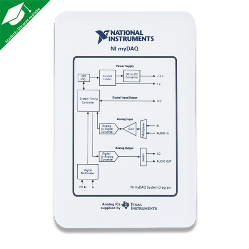 NI myDAQ with LabVIEW and Multisim 30-day Evaluation Software at MG ...