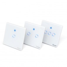 Sonoff T1 UK: 1-3 Gang WiFi & RF 86 Type Smart Wall Touch Light Switch