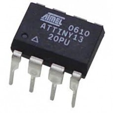 ATtiny13 - 8 Pin 10MHz 1K 4A/D - 