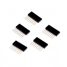 Stackable header - 2.54mm 8 Pin 10mm(Pack of 5)