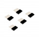 Stackable header - 2.54mm 6 Pin 10mm(Pack of 5)