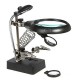 Helping Hand Magnifier Led Light With Soldering Stand