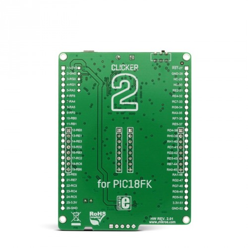 Clicker 2 for PIC18FK at MG Super Labs India