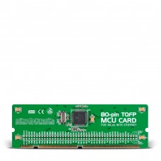 LV18F v6 80-pin TQFP MCU Card with PIC18F87J60