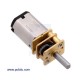 5:1 Micro Metal Gearmotor HP 6V with Extended Motor Shaft