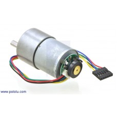 50:1 Metal Gearmotor 37Dx54Lmm with 64 CPR Encoder