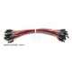 Premium Jumper Wire 50-Piece Rainbow Assortment M-F 6"