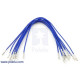 Wires with Pre-Crimped Terminals 10-Pack F-F 6" Blue