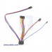 Wires with Pre-Crimped Terminals 10-Pack F-F 6" Purple