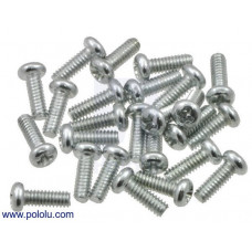 Machine Screw: #2-56, 1/4″ Length, Phillips (25-pack)