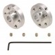 Pololu Universal Aluminum Mounting Hub for 1/4″ Shaft, #4-40 Holes (2-Pack)