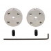 Pololu Universal Aluminum Mounting Hub for 3mm Shaft, M3 Holes (2-Pack)