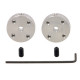 Pololu Universal Aluminum Mounting Hub for 3mm Shaft, M3 Holes (2-Pack)