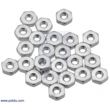 Machine Hex Nut: #4-40 (25-pack)