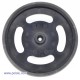 2-5/8" Plastic Black Wheel Futaba Servo Hub