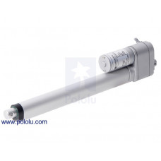 Glideforce LACT10P-12V-20 Light-Duty Linear Actuator with Feedback: 50kgf, 10" Stroke (9.8" Usable), 0.57"/s, 12V