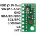 LPS25H Pressure/Altitude Sensor Carrier with Voltage Regulator