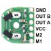 Magnetic Encoder Pair Kit for Micro Metal Gearmotors, 12 CPR, 2.7-18V (HPCB compatible)