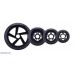 Scooter/Skate Wheel 70×25mm - Black