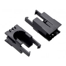 Romi Chassis Motor Clip Pair - Black