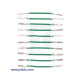 Wires with Pre-Crimped Terminals 10-Pack F-F 1" Green