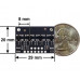 QTRX-MD-04A Reflectance Sensor Array: 4-Channel, 8mm Pitch, Analog Output, Low Current