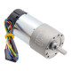 150:1 Metal Gearmotor 37Dx73L mm 24V with 64 CPR Encoder (Helical Pinion)