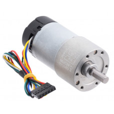 50:1 Metal Gearmotor 37Dx70L mm 12V with 64 CPR Encoder (Helical Pinion)