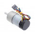 50:1 Metal Gearmotor 37Dx70L mm 12V with 64 CPR Encoder (Helical Pinion)