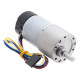 100:1 Metal Gearmotor 37Dx73L mm 12V with 64 CPR Encoder (Helical Pinion)