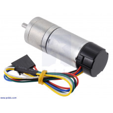 172:1 Metal Gearmotor 25Dx71L mm LP 12V with 48 CPR Encoder