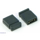 0.100" (2.54 mm) Shorting Block: Black Top Closed