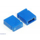 0.100" (2.54 mm) Shorting Block: Blue Top Closed