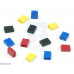 0.100" (2.54 mm) Shorting Block: Blue Top Closed