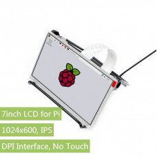 7inch IPS Display for Raspberry Pi, DPI interface, no Touch, 1024x600